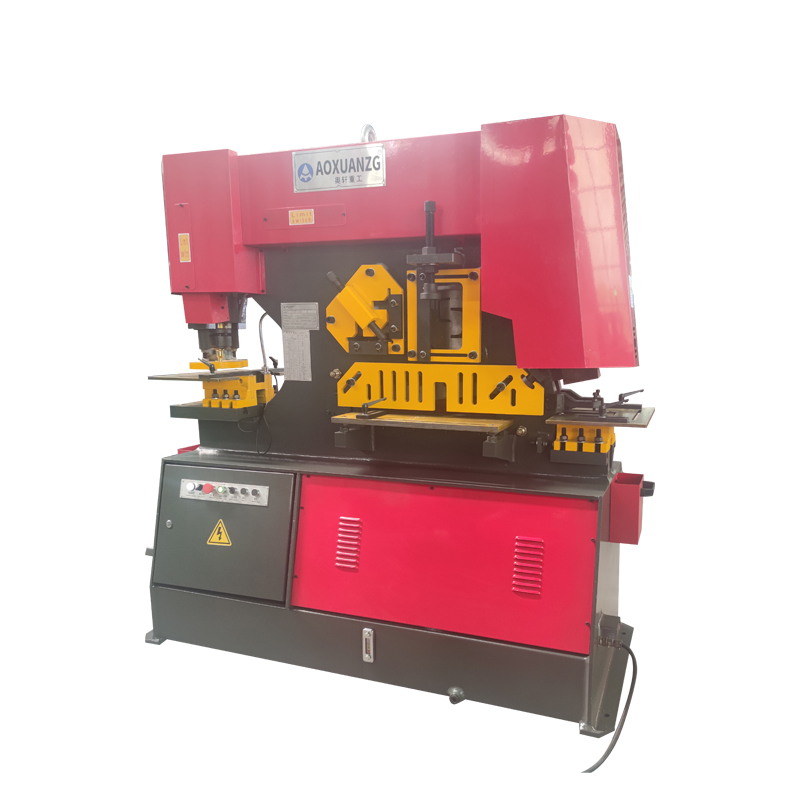 Q35Y-20 Hydraulic Ironworker, Punching Shearing Notching Machine for Metal Shutters Forming