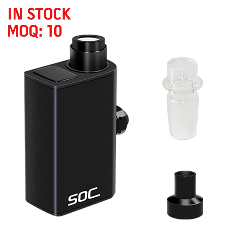 OEM ODM Electric 650mAh Ceramic Dab Rig Glass Bubbler wax Atomizer Vape pen wax CBD oil vaporizer with E Cig Battery 650mAh