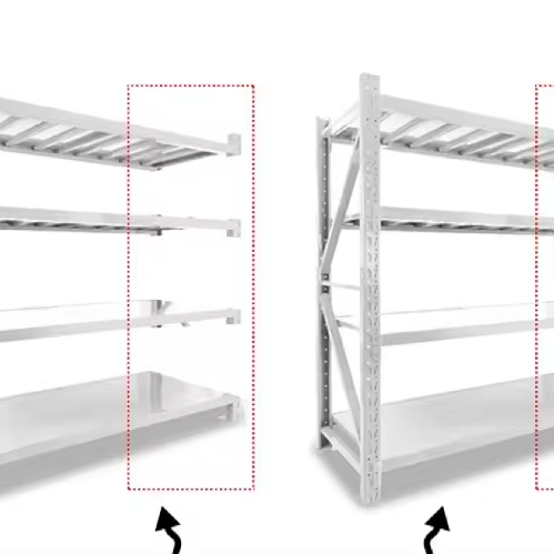 Racking Adjustable metal boltless shelf and racks Warehouse Storage Medium Duty Metal Rack Shelf