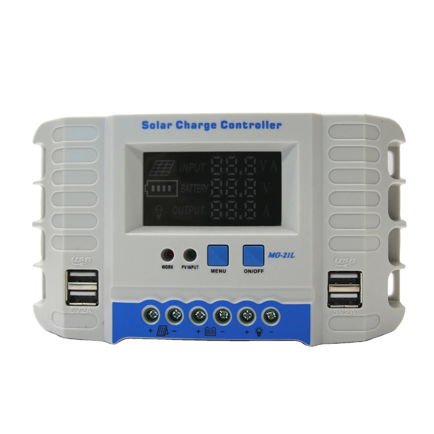 PWM 30/40/50A Solar Controller 12v 24v Charging and Discharging Automatic Adaptation with LCD display