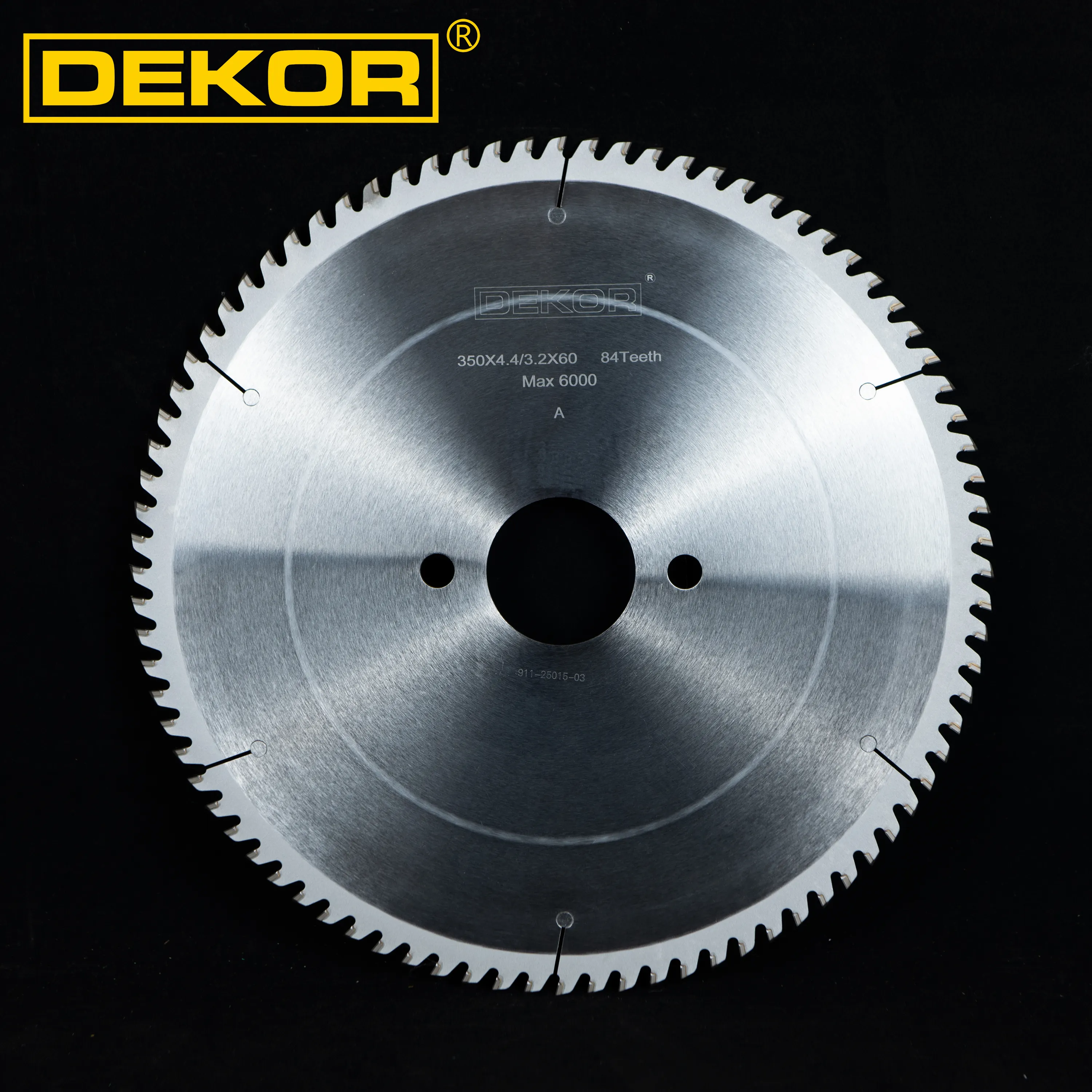 Dekor 350x4.4/3.2x84T PCD Circular Saw Blade for Panel sizing machines