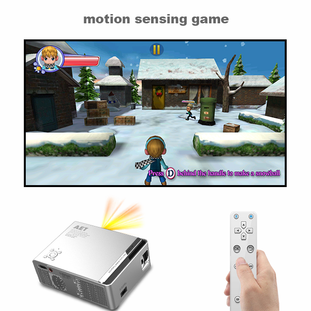 Factory price gaming projector220 ansi lumens 1080P Home Theater Projector