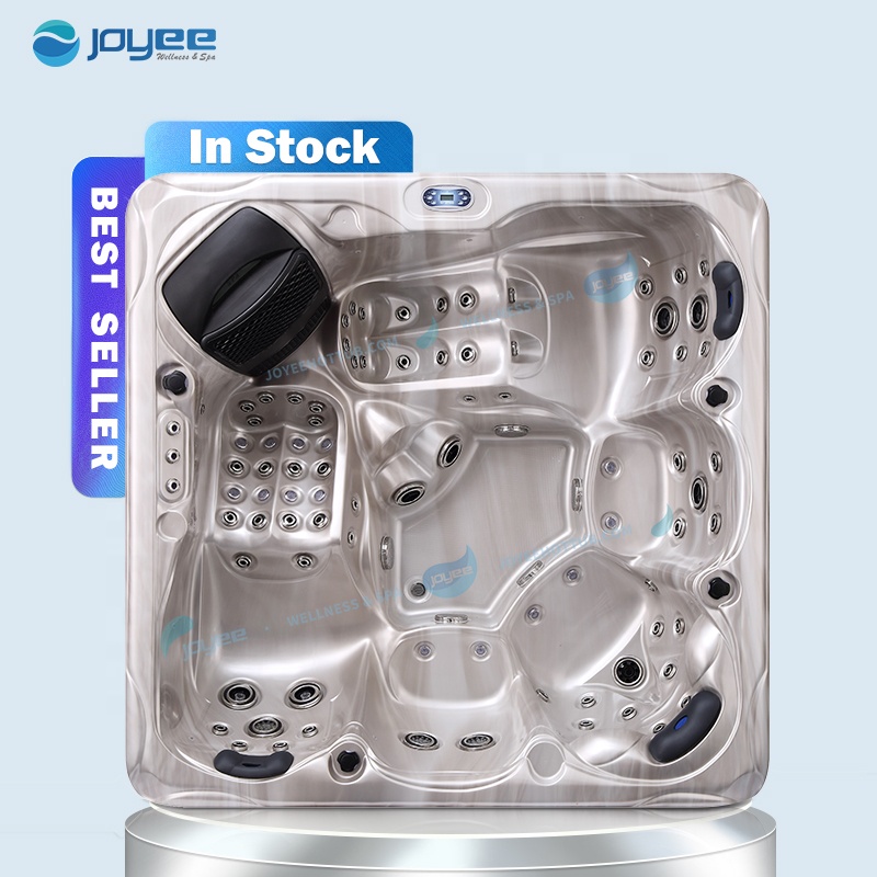 JOYEE in stock 5 persons hot tub 83 jets hydro massage tub outdoor swimming spa bathtub for garden use