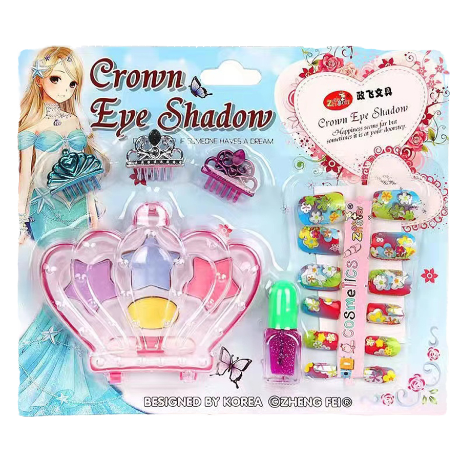 Wholesale Custom Children's Makeup Toys Set Girl Beauty Pretend Play Nail Art Box Fashionable Gifts for Kids