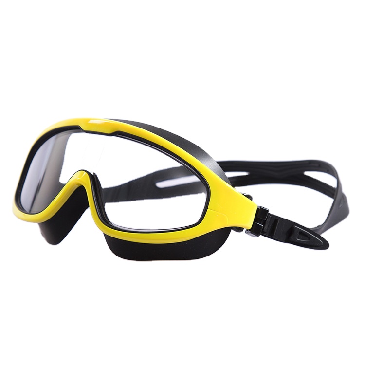 High Definition Fog Proof Swimming Glasses With Large Frame And High Plating Fog Proof Swimming Glasses