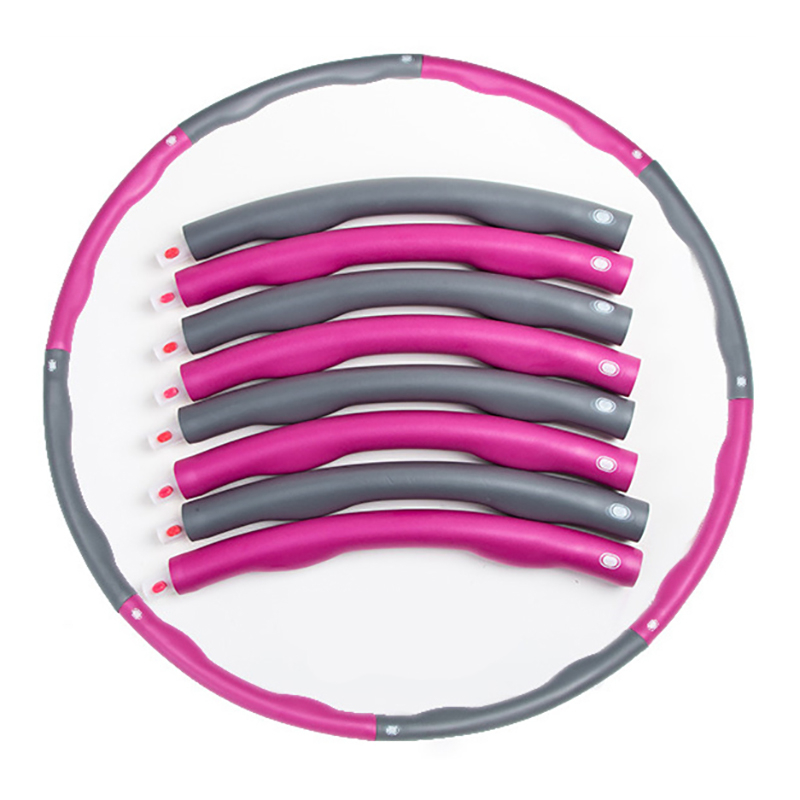 Фитнес-обруч для упражнений от Pink Active-легко вращается для потери веса