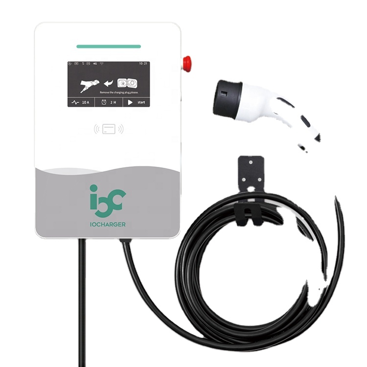 Интеллектуальная зарядная станция для электромобилей iocharger IEC 62196 OCPP1.6 Type-2, автомобильная зарядная станция 7 кВт
