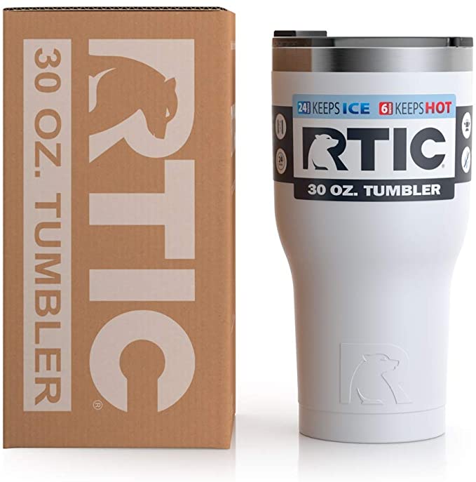 Вакуумная Изолированная Rtic Tumbler с двойными стенками из нержавеющей стали, 20 унций