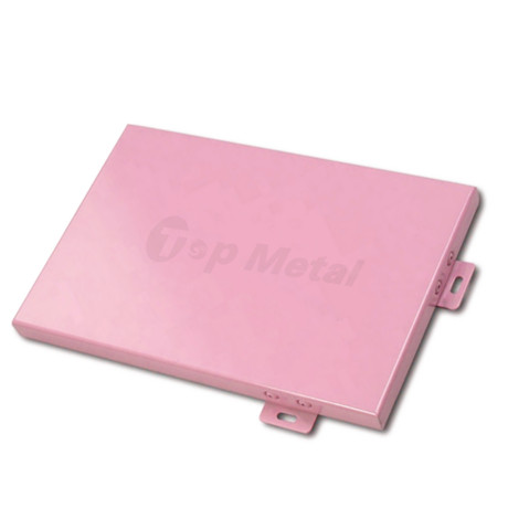 Pvdf Coated Solid Metal Curtain Wall Flat Aluminum Cladding Facade Panels