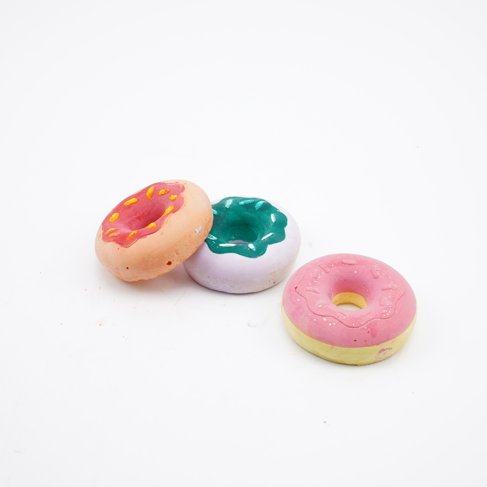 Cheap prices wholesale children's drawing art donut shape washable multicolor chalk
