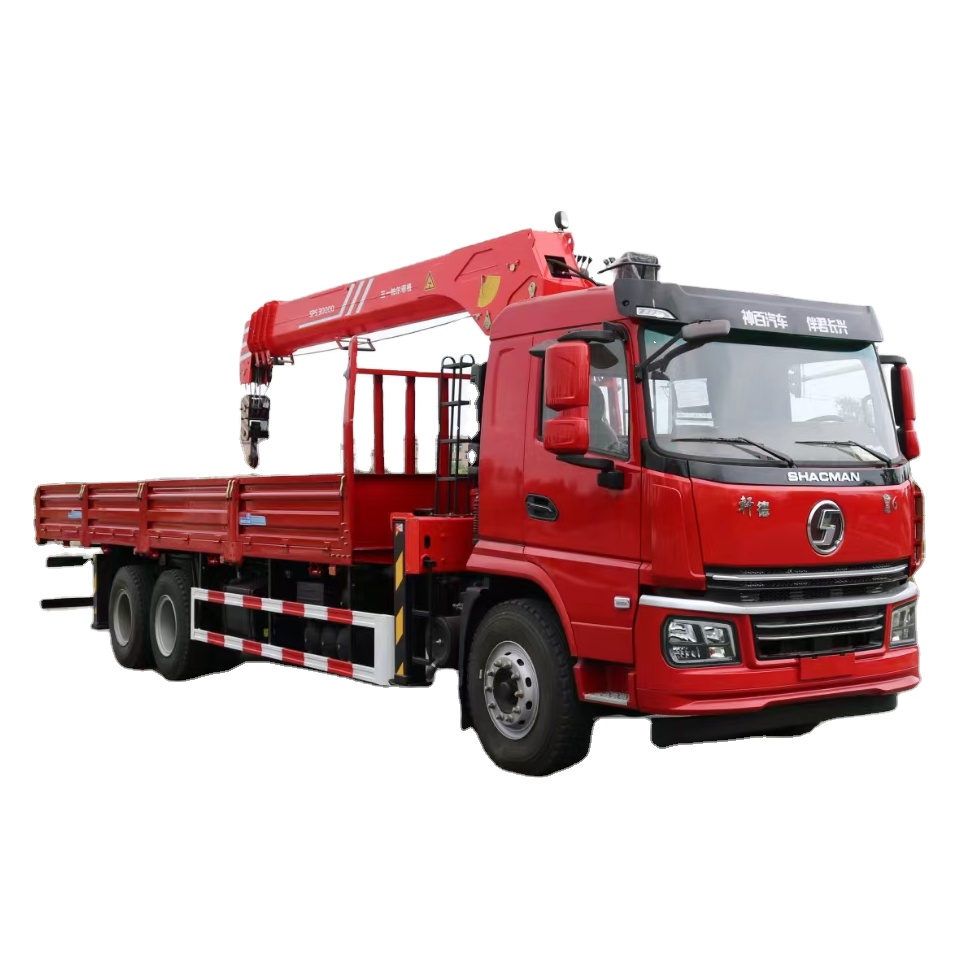 Карьерный самосвал SHACMAN 6X4 10 колеса грузовика прямые телескопическая стрела грузовой кран-манипулятор, украшенное мозаикой из драгоценных камней, 12 тонный гидравлический подъемник рукой для продажи