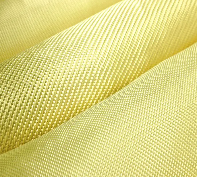 Professional Medium Weight Para Aramid Fabric 1000d 1500d 3000d Aramid Knitted Fabrics Kevlars Fabric Aramid Fiber