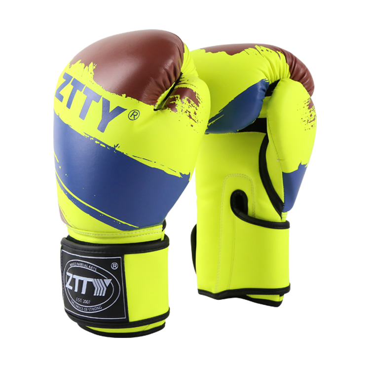 Best quality good PU leather Boxing Gloves Muay Thai Weight Training boxing gloves