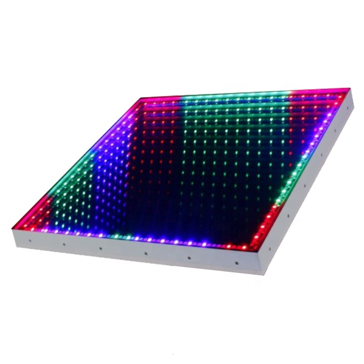 3D Туннель времени, цветной RGB светодиодный сценический светильник, меняющий цвет, портативные светодиодные панели танцпола для дискотеки