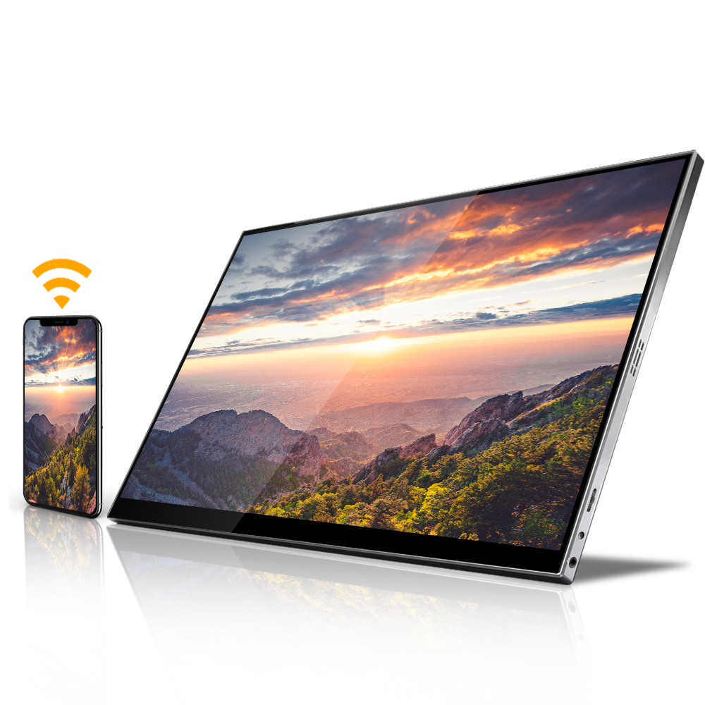 Sibolan Patented 15,6 дюймов 1080P Портативный сенсорный экран wifi беспроводной монитор для i & phone ps5 смартфон windows