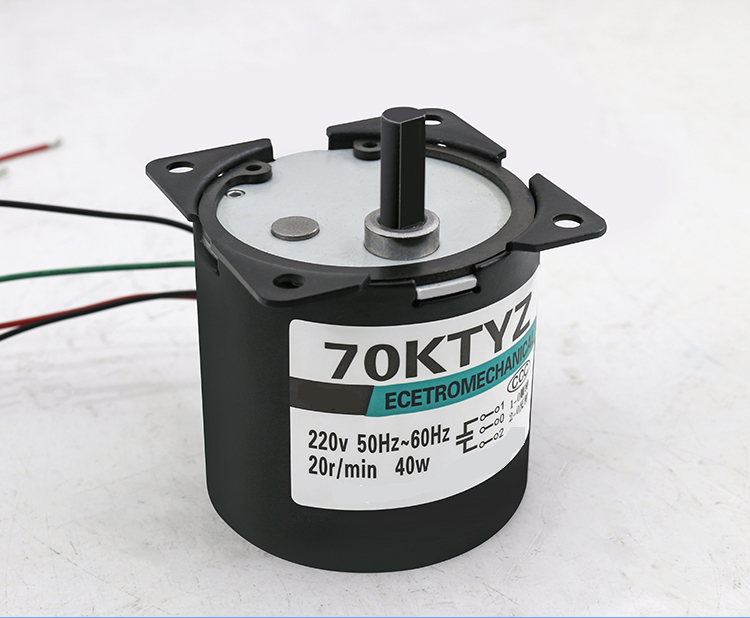70KTYZ 220V AC синхронный двигатель 40 Вт низкая скорость постоянный магнит генератор переменного тока/двигатель CW/CCW небольшой редуктор электродвигатель 220v