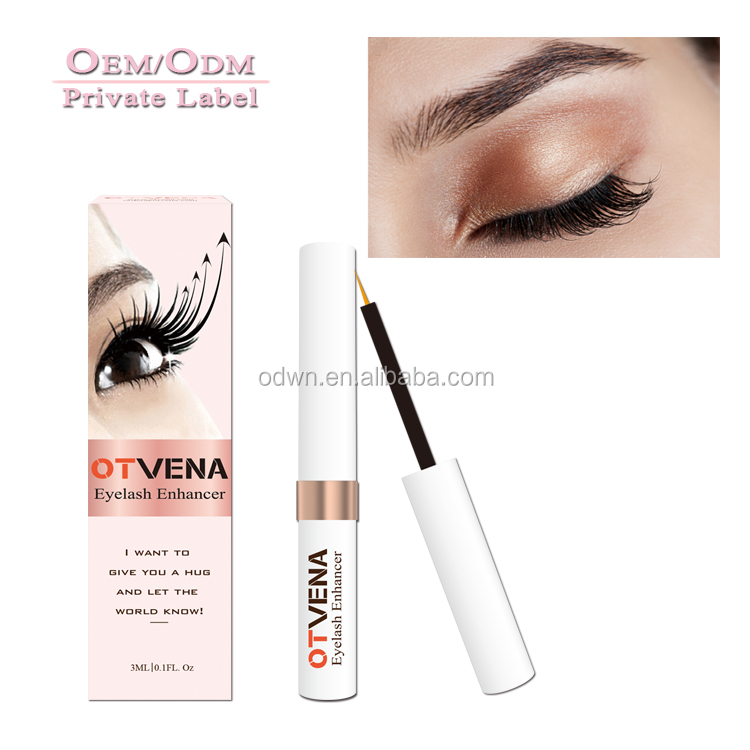 hot sale Otvena eye cosmetic longer curly dense eyelash extension liquid growth serum