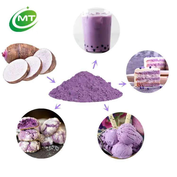 Organic Pure Taro Root Powder Taro Milk Tea Powder Instant Taro Flavor Powder for Bubble Milk Tea