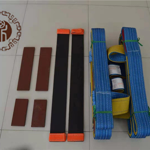 3.5m up to 4.5m Heavy duty flat high Intensive polyester webbing glass lifting sling 10tons/ 20tons