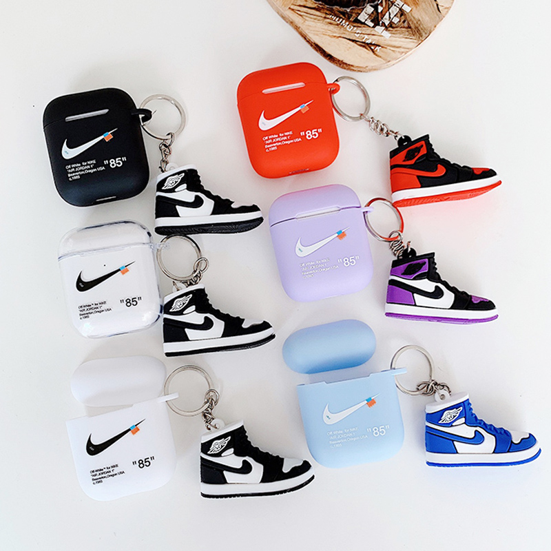 Оптовая продажа, 3D дизайнерский чехол для кроссовок nike aj yeezy, силиконовый чехол 2021 для jordan airpod