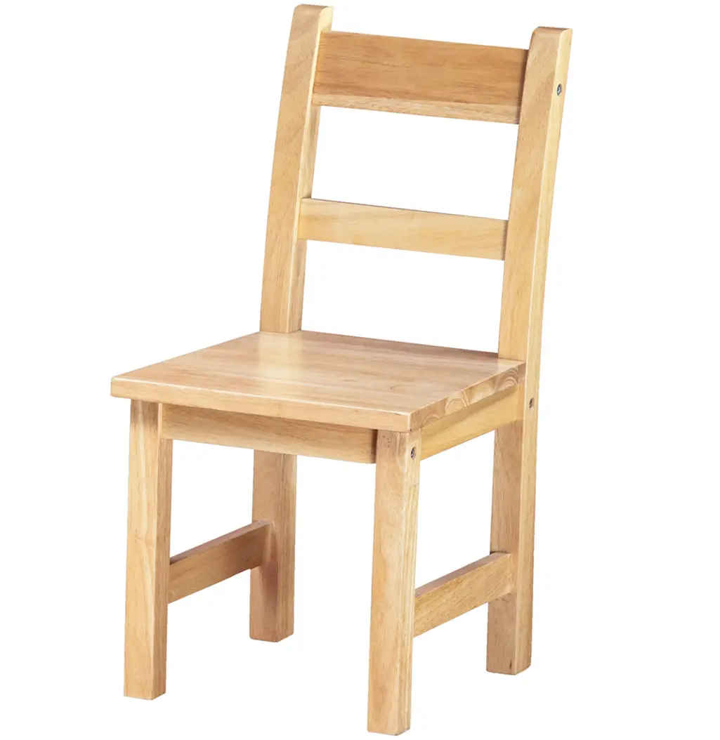 Rubber wooden dinning stool with back home chair dinning chair