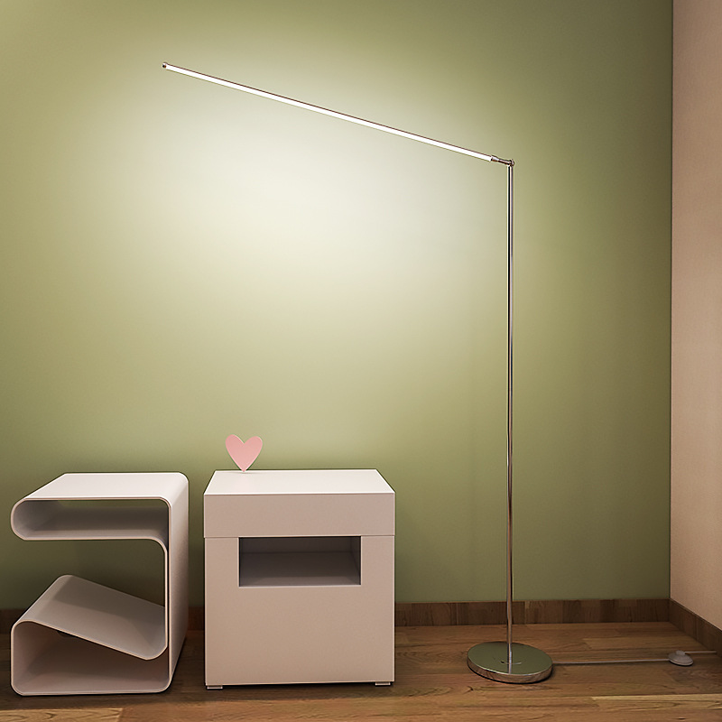 Contemporary minimalist antique ground tripod floor light interior fixtures