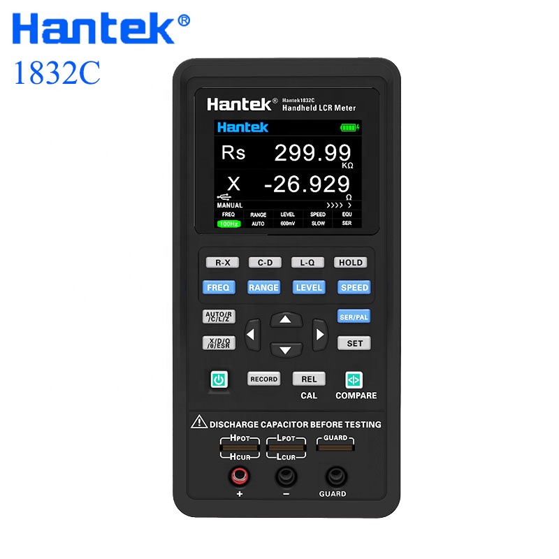 Hantek1832C Портативный Цифровой LCR измеритель индуктивности емкости сопротивления измерения тестер инструменты