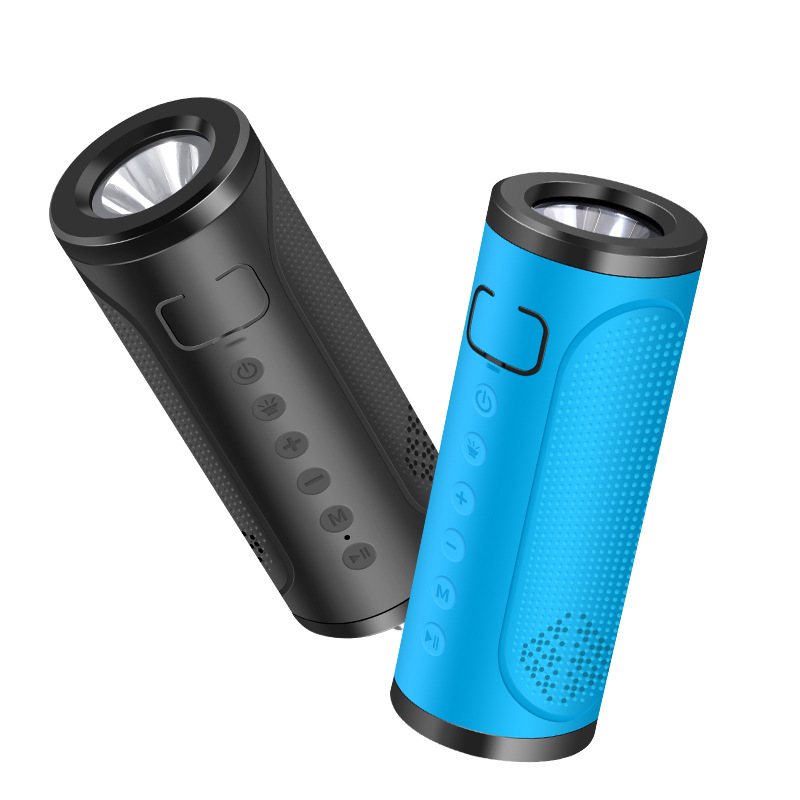Уличный портативный двойной стерео динамик Bluetooth динамик водонепроницаемые велосипедные мини-динамики со светодиодной подсветкой