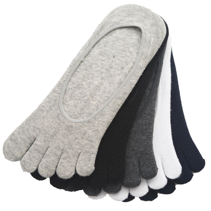 No Show Five Finger Boat Toe Socks