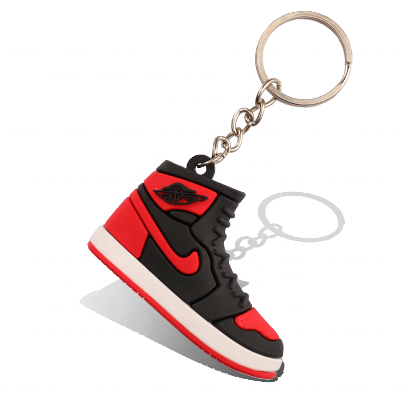 Оптовая продажа, заводская цена, пластиковый мини-брелок 3D Jordan Sneaker Shoe