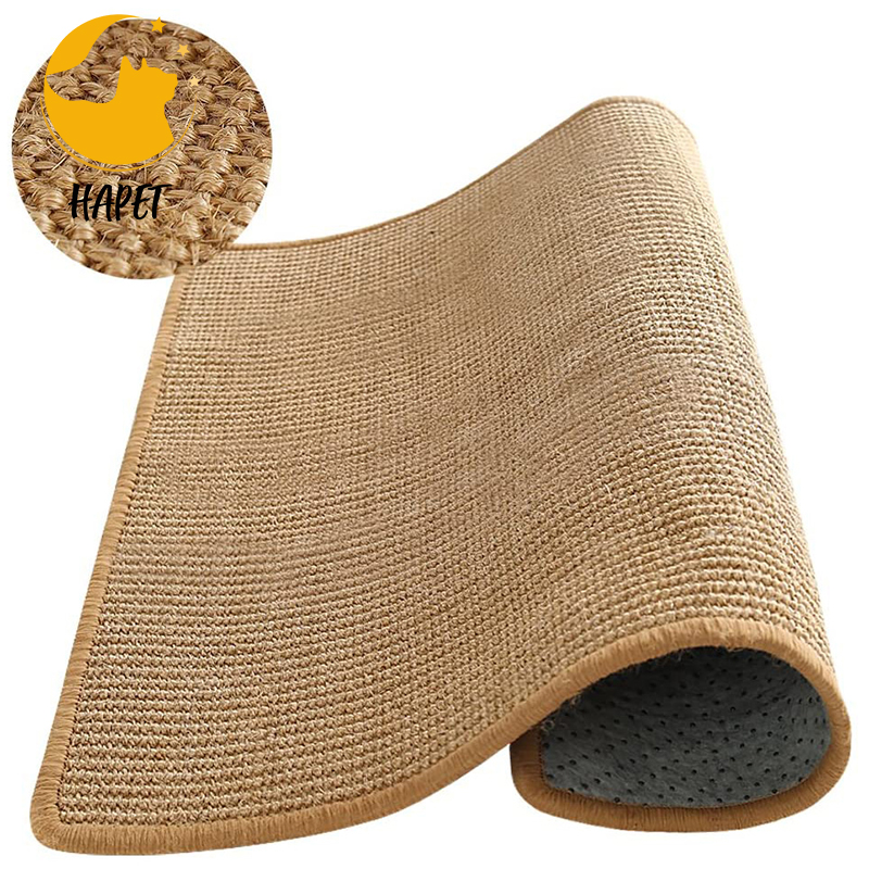 Натуральный Коврик Для Кошачьих когтей Sisal, горизонтальный Коврик Для Кошачьих когтей, Коврик Для Кошачьих когтей
