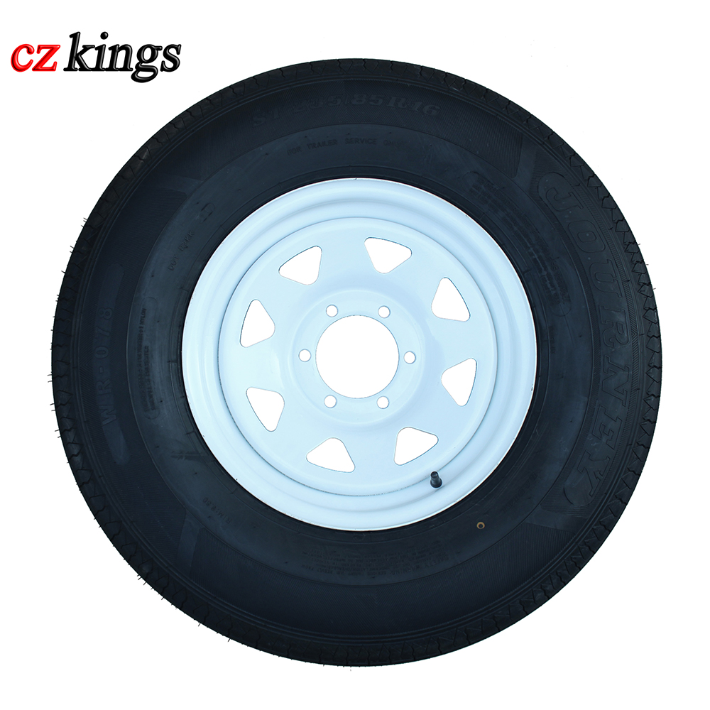 Заводской поставщик ST235/85R16 шина для прицепа с белым стальным колесом