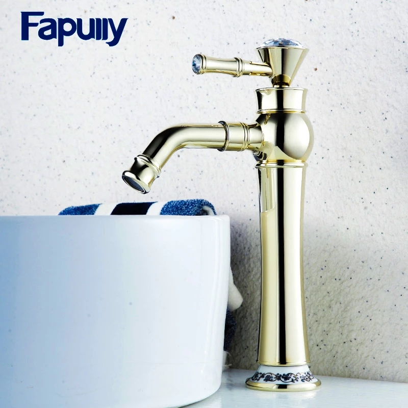 New design Mixing faucet with diamond crystal SINGLE HANDLE BASIN luxury basin faucet sink basin faucet