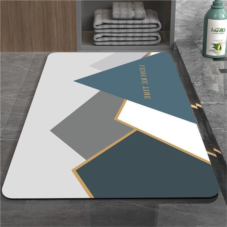 New Design Bathroom Contour Rug Toilet Mat Sets Non Slip Microfiber Bathroom Mats Rugs Set