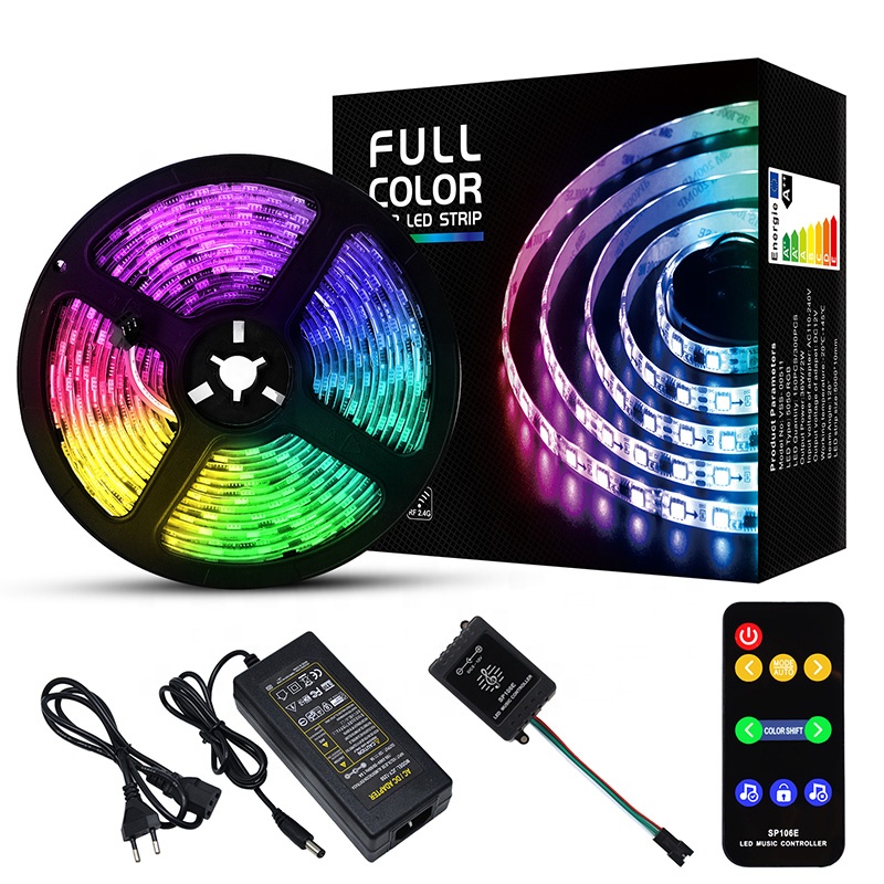 Наклейка на стену украшения Rgb цвет мечты светодиодная Flex свет прокладки с музыкальным контроллером