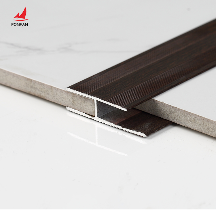 H shape cladding h profile aluminum transition laminate floor tiles trim