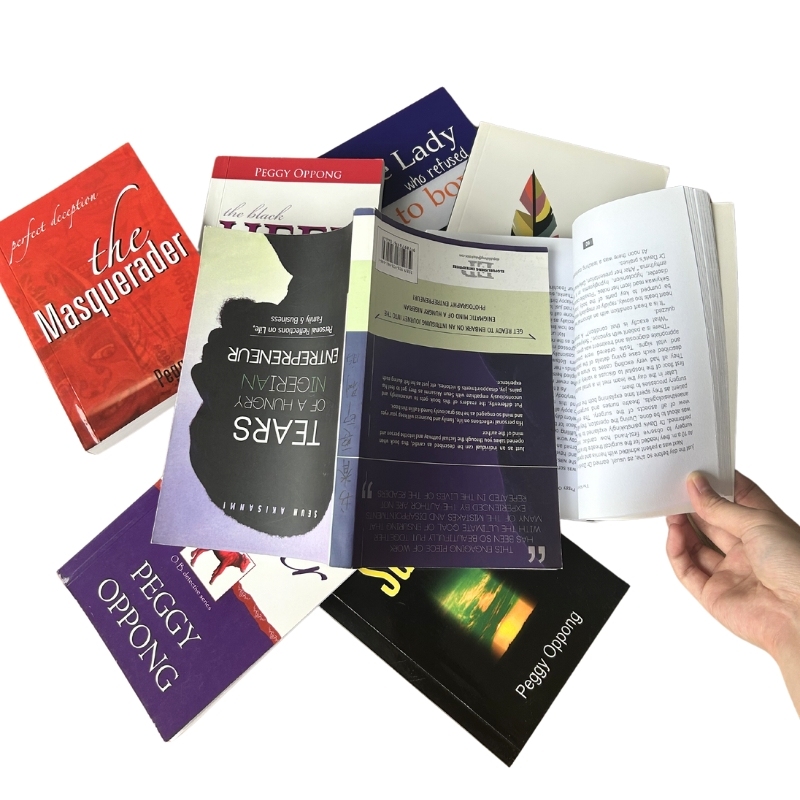 Custom printing paperback workbooks softcover books with perfect binding