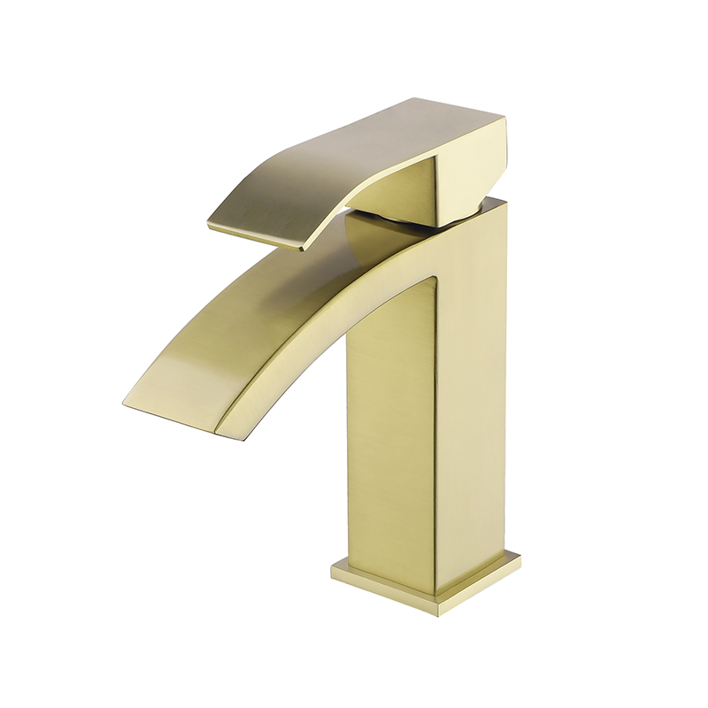 gold high quality washbasin cold and hot water single handle sink Vanity bathroom basin faucet mixer taps
