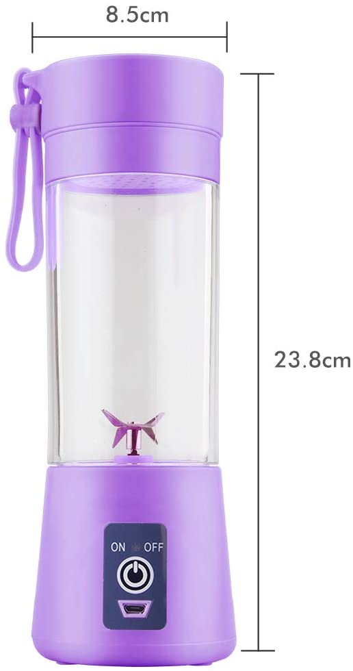 Automatic Blender And Mixer USB Rechargeable Plastic Juicer Hand Portable Smoothie Blender
