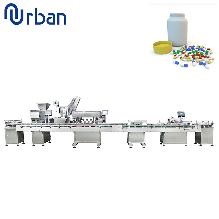 Tablet Capsule Pill Bottling Particle Counting Filling Production Line Machine