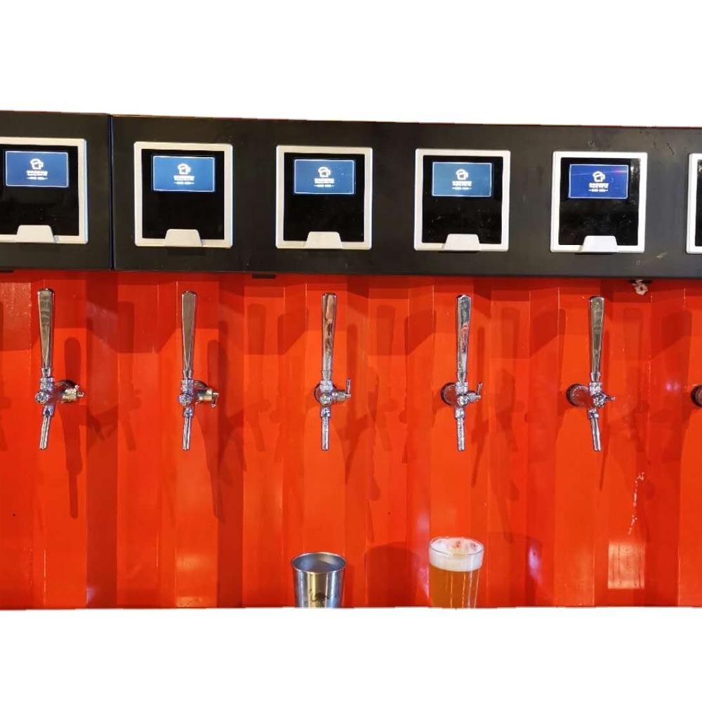 Пивной атм само обслуживание пивной диспенсер по Rfid аккумуляторная карта диспенсер пивной кран стены