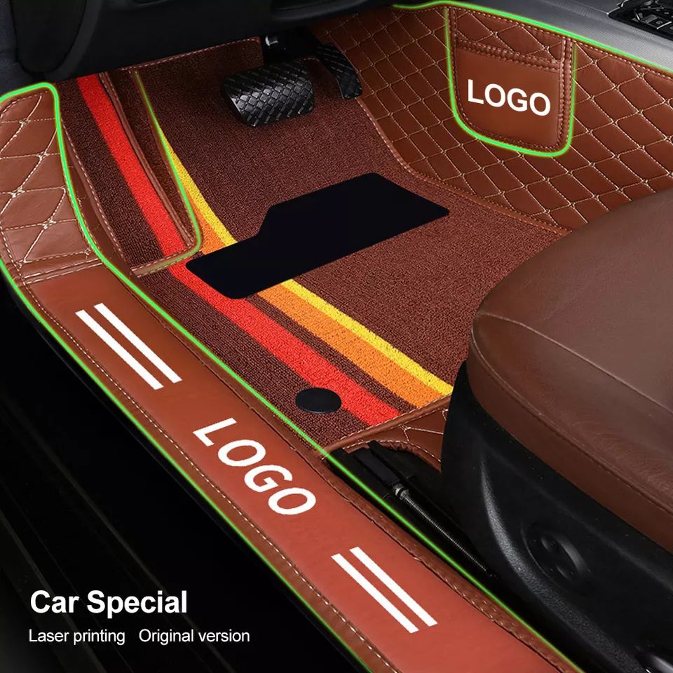 Автомобильный коврик для ног Muchkey OEM ODM, кожаные специальные автомобильные коврики 5D, двухслойные автомобильные коврики