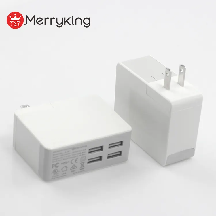 Charger Port Worldwide Smart Charger Fast Charger 5v 5a Multiple Usb Ports With US EU UK AU Plugs