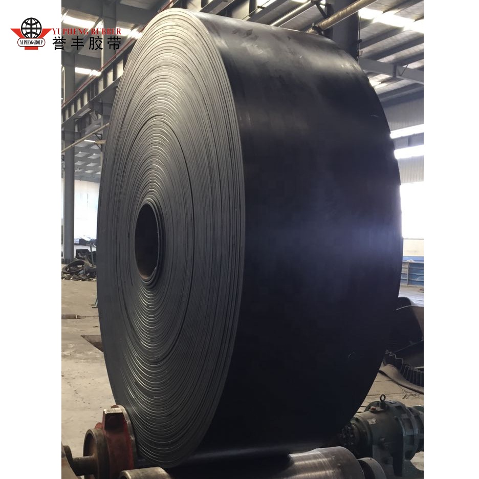 High tensile 10mm 5ply Rubber Conveyor Belt Rubber sheet with cloth sertion