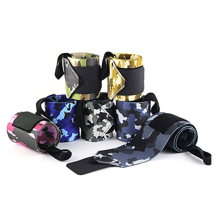 Gym Premium Adjustable Workouts Protector Camouflage Hand Wrist Support Straps