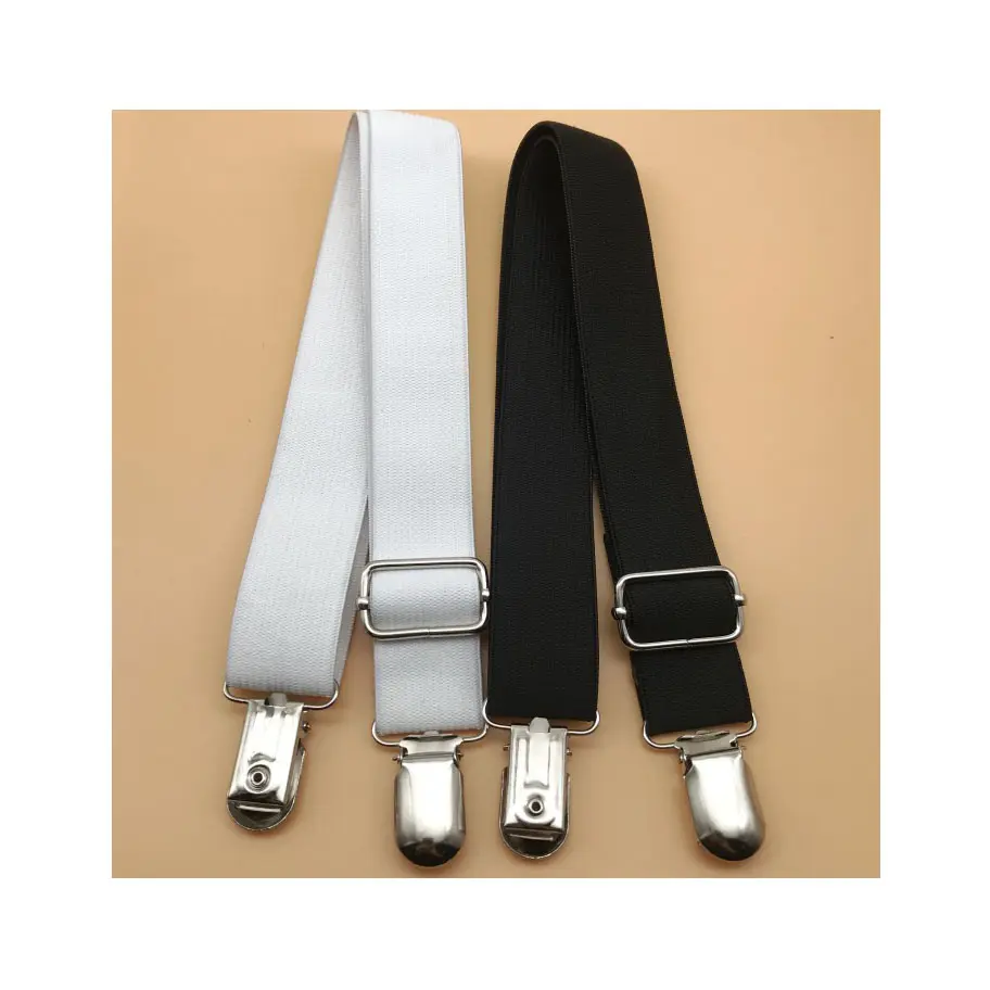 Bedsheet fastener straps adjustable straight hair or cross fixed no slip paper towel belt clips