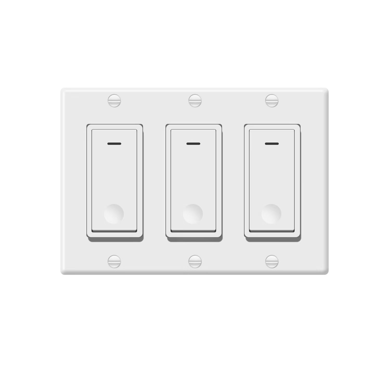 Нам Zigbee 3 gang мобильный телефон приложение Tuya управление smart Alexa светильник Диммер переключатель