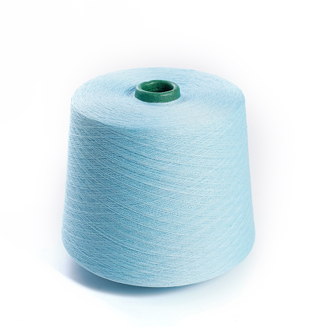 Biodegradable Eco-friendly 99% Antibacterial Cotton PHBV&PLA Yarn Cotton Yarn 21S