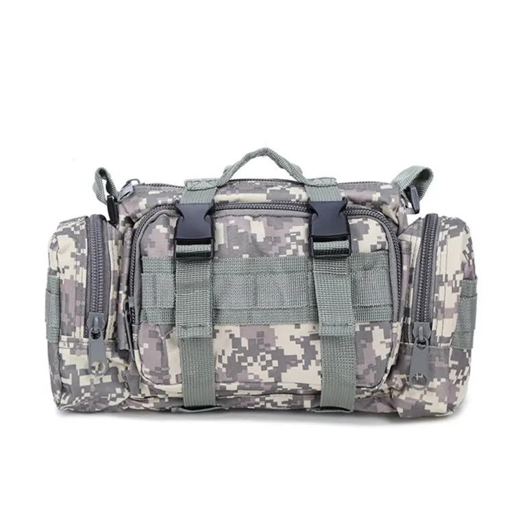 Custom Mil-Spec Travel Bag With Zipper Convenient Travel Kit Tactical Travel Sling Bag Camouflage Single Crossbody Bag