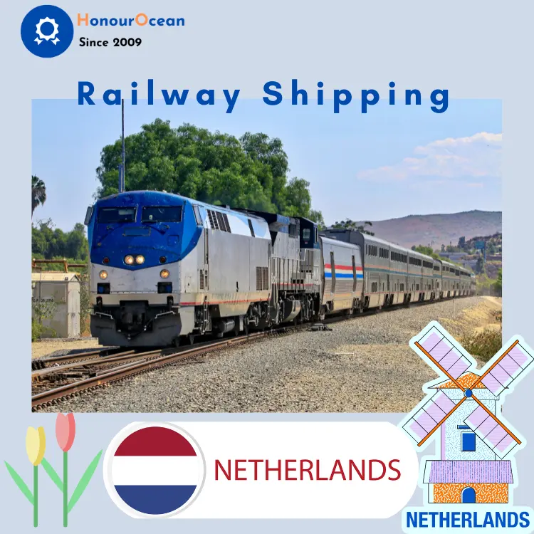 2023 Railway Shipping Agents Freight Forwarder Courier Service FBA From China To UK Germany Italy Netherlands